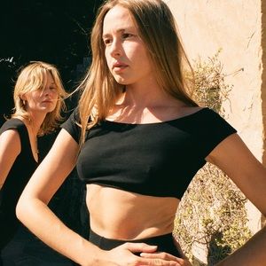 Gil Rodriguez Salinas Crop Top in black